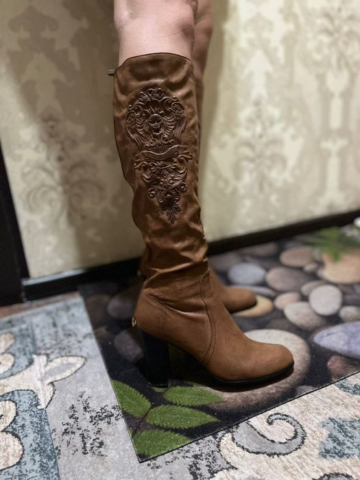 демисезонные сапоги