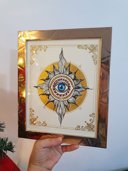 Магическа картина-амулет, ръчна изработка