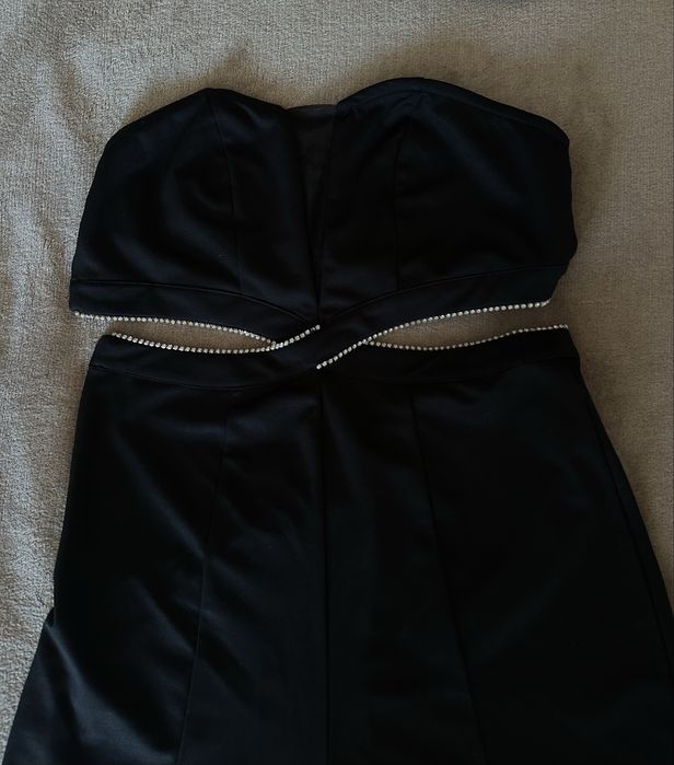 Черен официален гащеризон