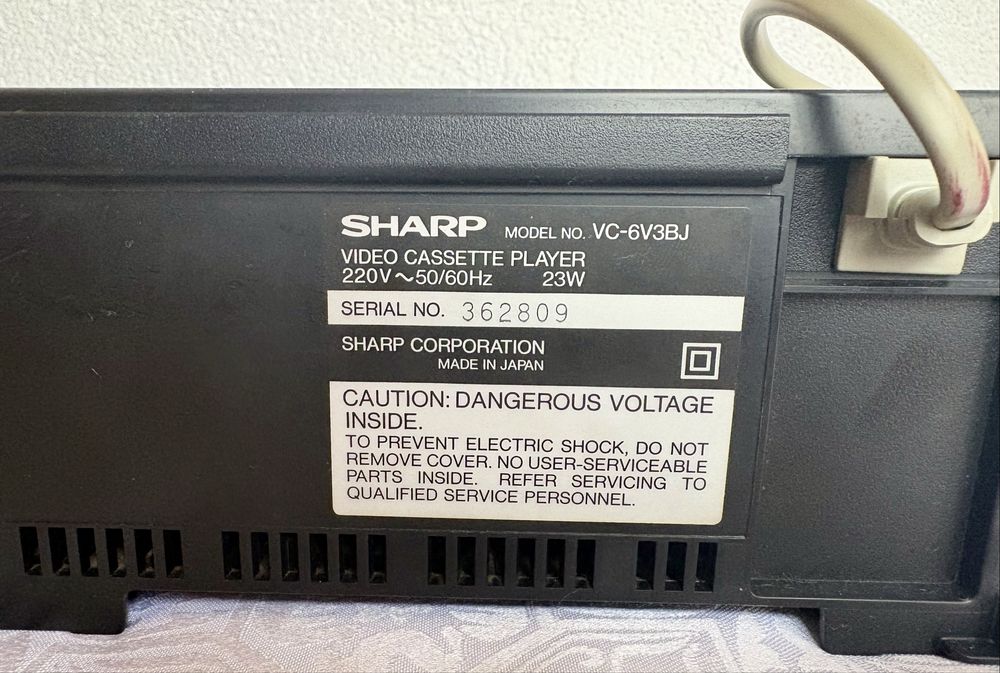 Видео Sharp VC-6V3BJ