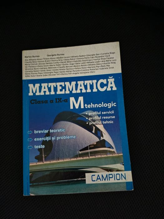 Manuale și culegeri de matematică clasele VIII-XII