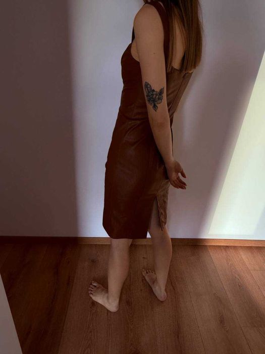 Рокля Pinko от еко-кожа