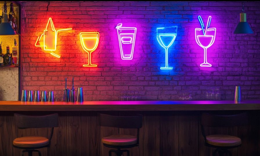 Неон, неоновая вывеска, Neon, 24/7