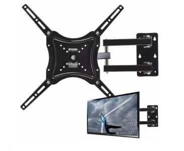 Suport TV perete universal Stativ televizor brat flexibil pivotant45cm