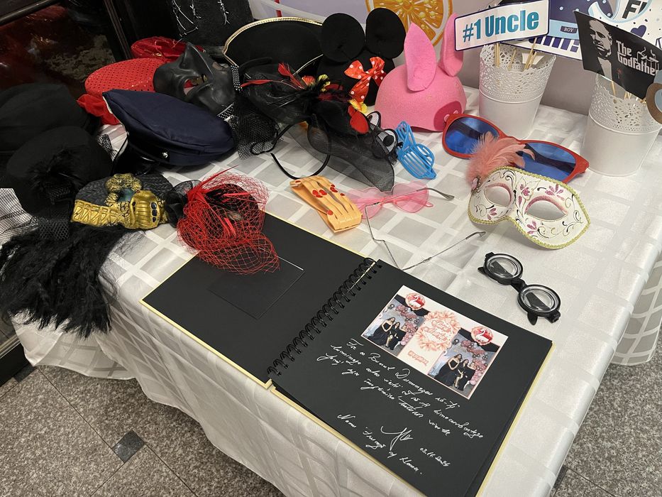 Spot luminos dansul mirilor/ Baloane fum/Oglinda foto/ Fum greu