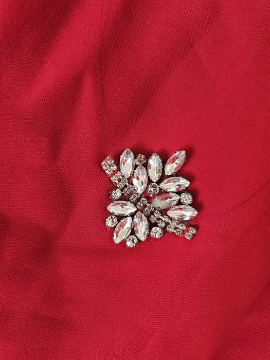 Платье красное вечернее