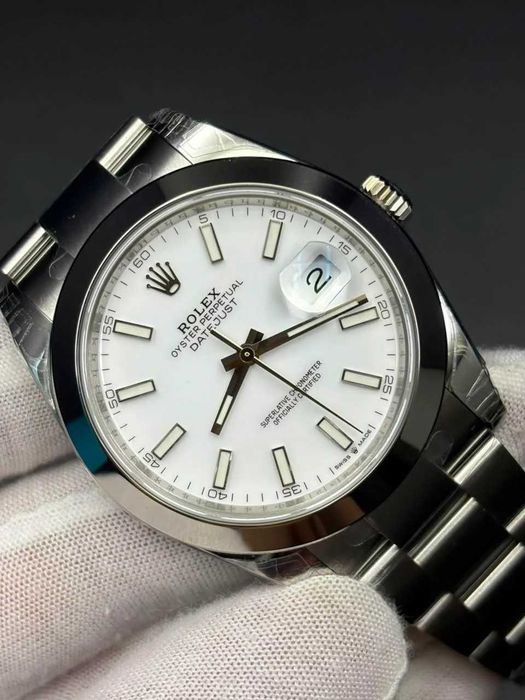 rolex datejust 41mm бял циферблат