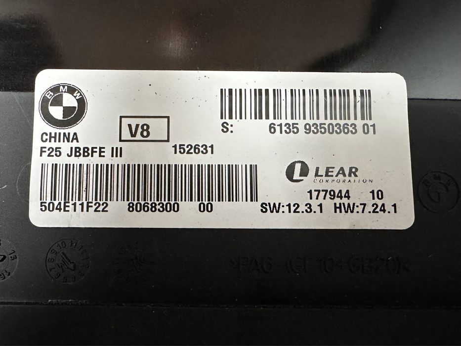 Modul JBBFE / Panou sigurante BMW X3 F25, X4 F26