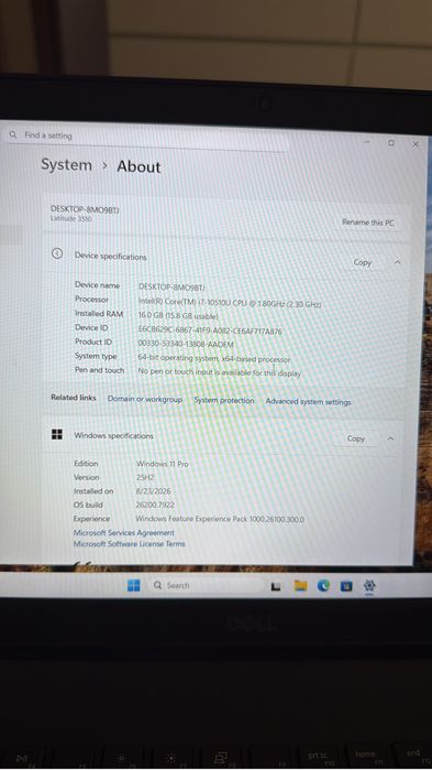 Laptop Dell Vostro 5310 I7 16GB Ram