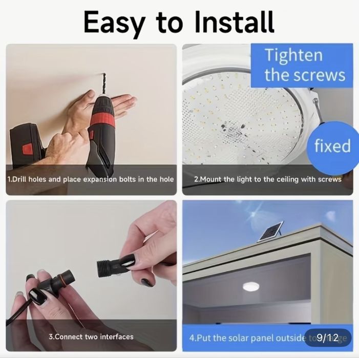 LED соларна лампа