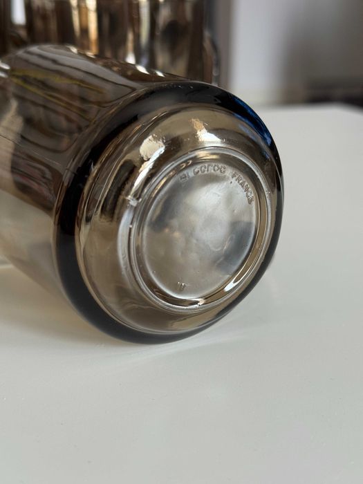 Set 5 cani sticla fume tip Luminarc