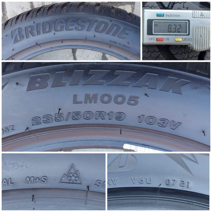 O bucată 235/50 R19 M+S iarnă- una Michelin Bridgestone