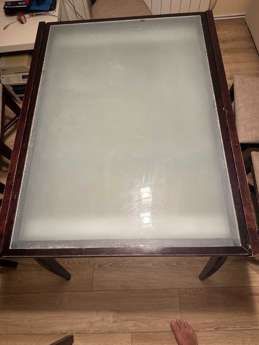 Трапезна маса разтегателна 90смХ120см(240см)