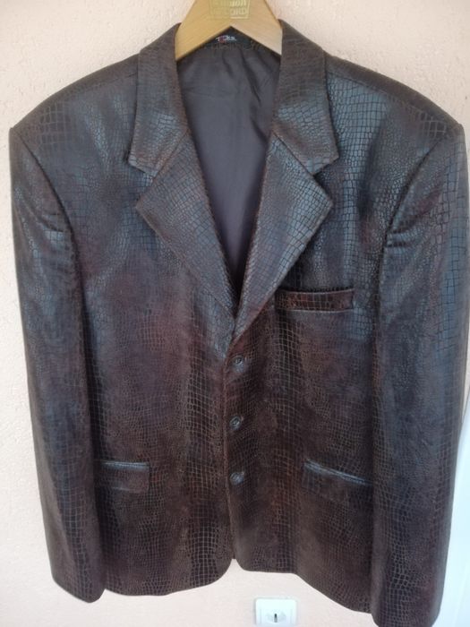 Sacou piele bărbati Teks Xl