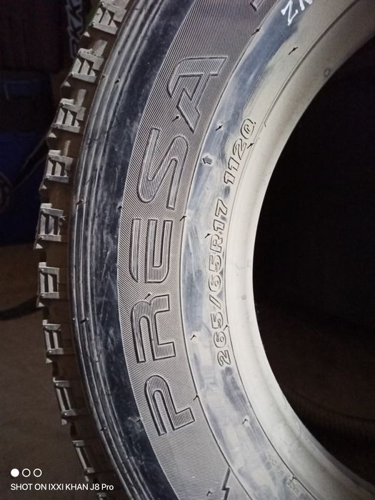 Продам, б/у  резину ( липучка ) 265х65х17