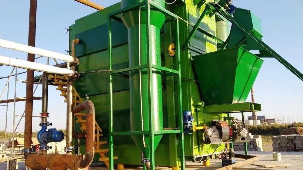 Угольный котел с механизированной загрузкой