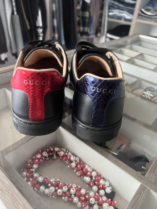 Adidasi din piele Gucci