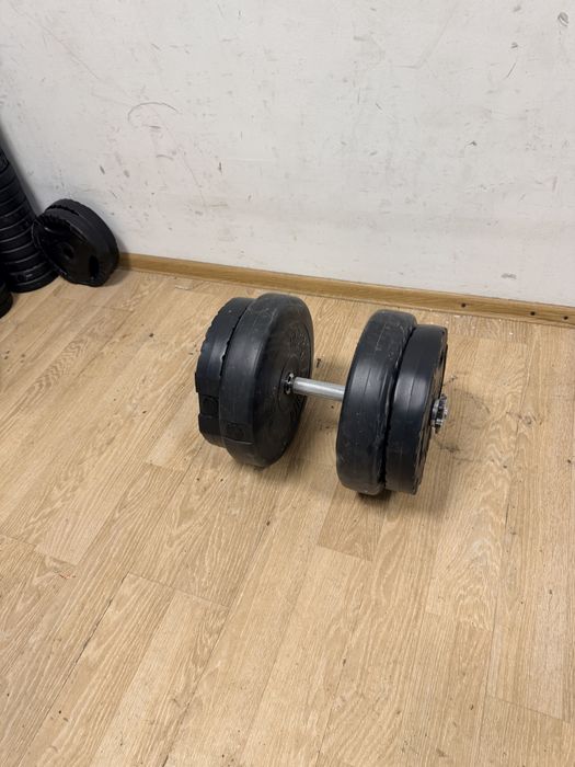 Gantera regrabila 33 kg noua, pret 250 lei