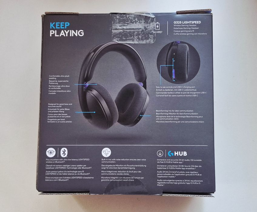 Castii gaming Logitech G325 LIGHTSPEED Wireless Full Box