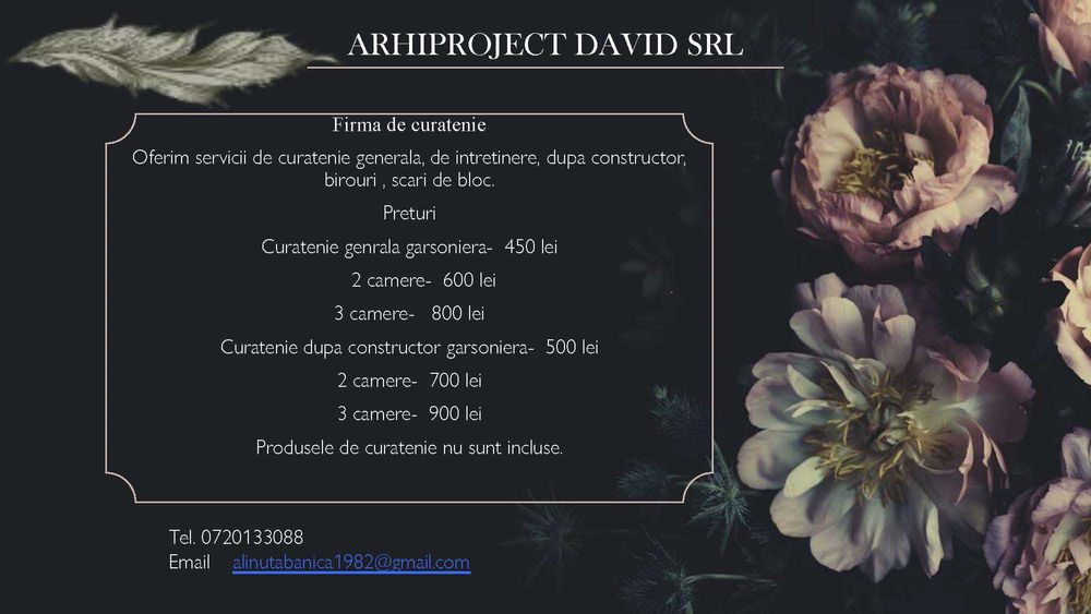 Curatenie generala, de intretinere, dupa constructor, birouri