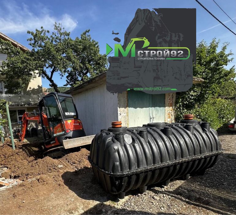 Пречиствателна станция 2500л. Еко Септични ями - М СТРОЙ 92