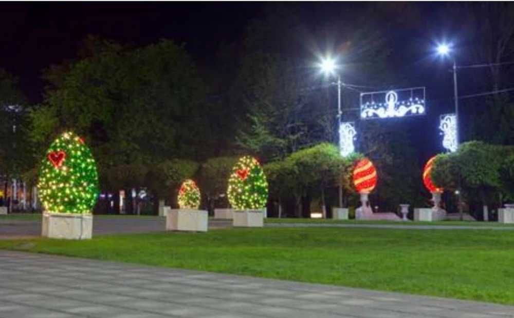 Ou luminos 1,5m, iluminat festiv Paste, decoratiune luminoasa Paste