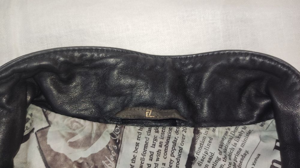 Geaca piele Emiliano Zapata mărime XL bărbat designer casual