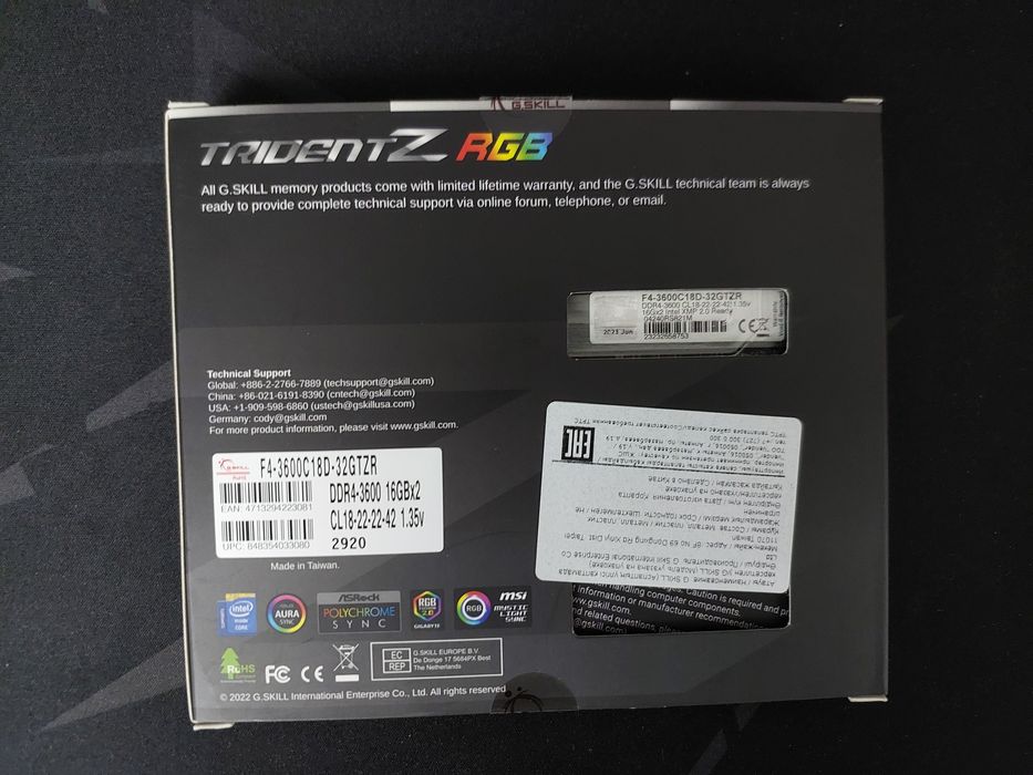 Оперативная память 32gb