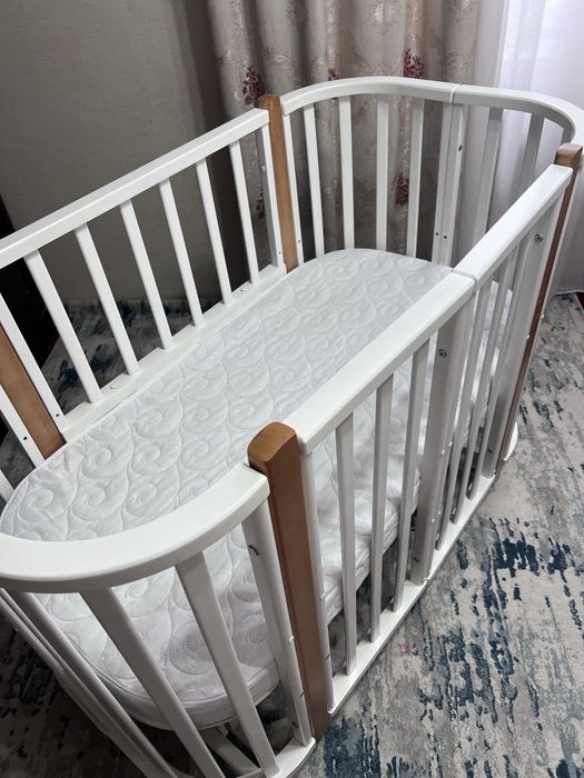 Манеж-кроватка трансформер 2в1