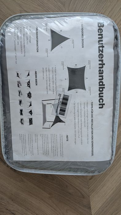 Umbrar impermeabil 4×3 m – protecție soare & ploaie – NOU