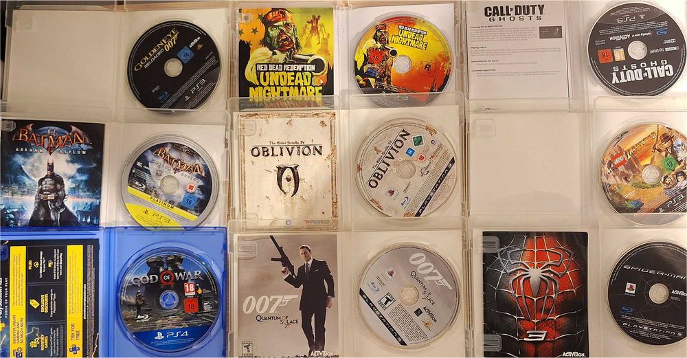 Lot Jocuri Playstation PS3 PS4 cu manual