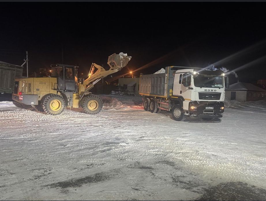 Вывоз снега шахман