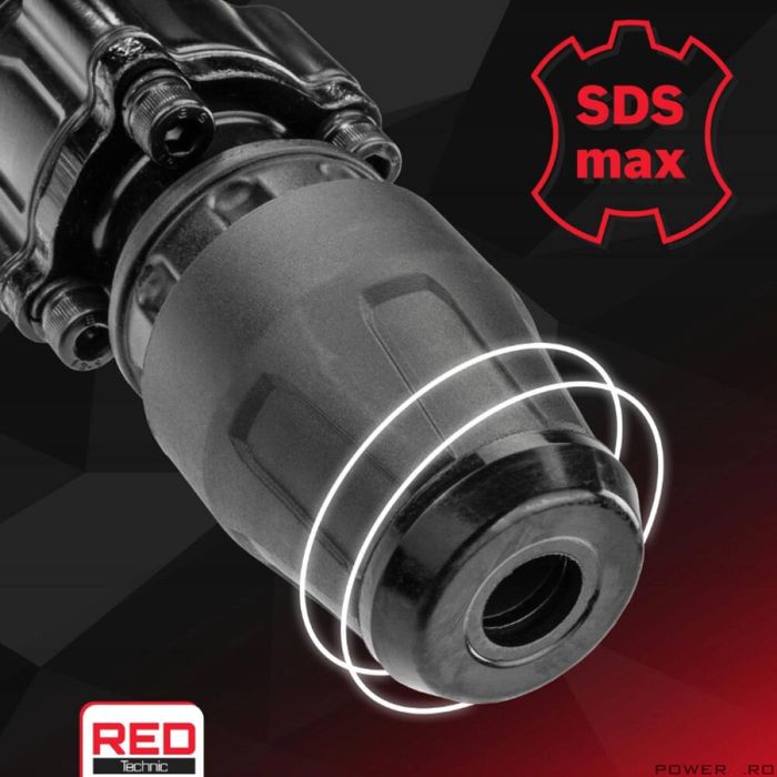 Ciocan demolator SDS MAX, 20 J, 3000 W, 230 V, rotopercutor, Red