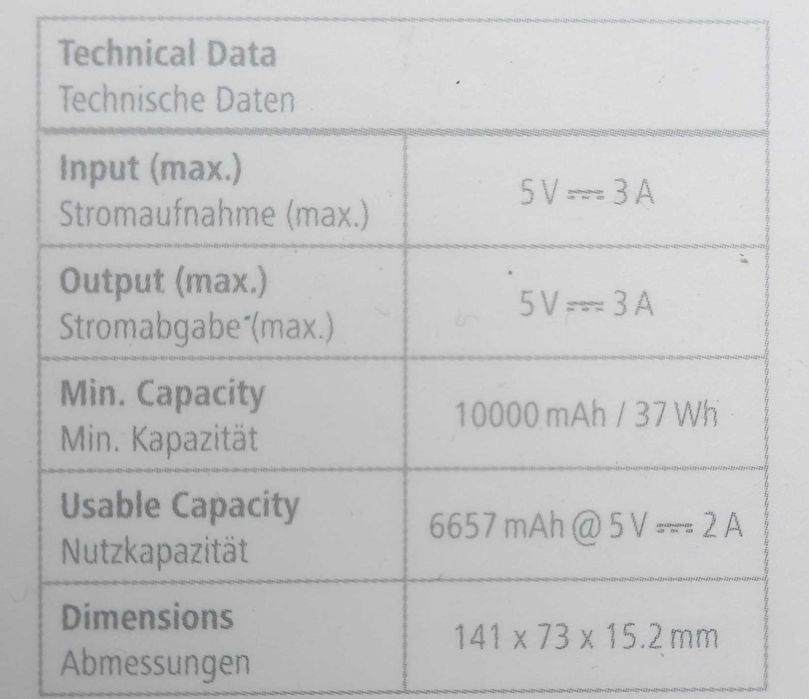 Hama-външна батерия 10000 mAh-нови,запечатани продукти