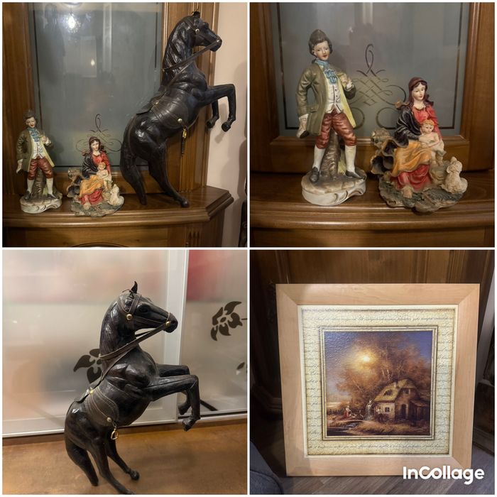ВСИЧКИТЕ ЗА 20€! Картина и 3 броя статуетки