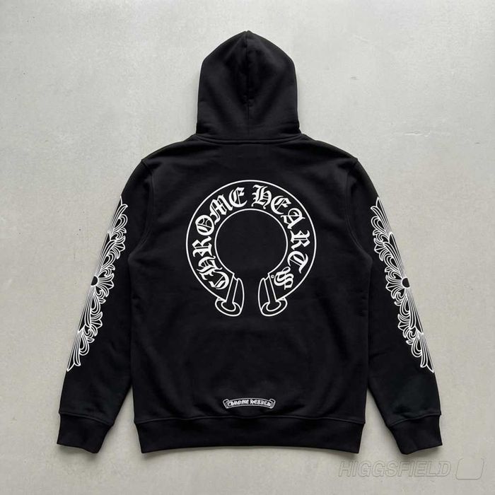 Chrome Hearts Zip up Hoodie Горница  – Черна