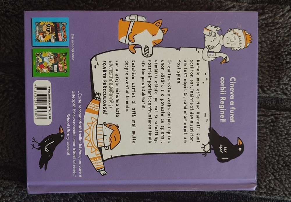 Cartea Mac B Micul spion.Un meci strict secret