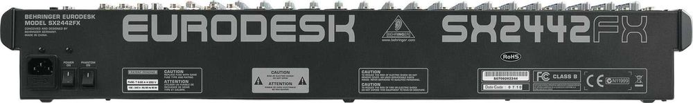 Vand Mixer Behringer EURODESK SX2442FX