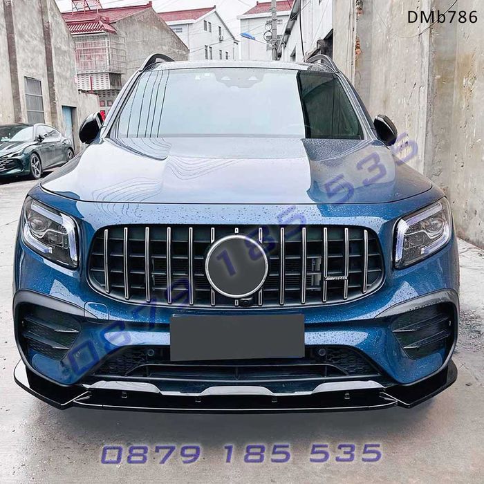 Черен лип спойлер предна броня Mercedes GLB X247 AMG мерцедес глб амг