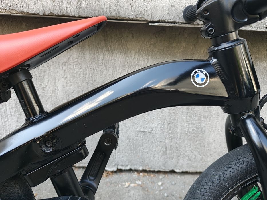 Bicicletă copii BMW Kidsbike 14 Zoll 2 in 1 negru model 2021