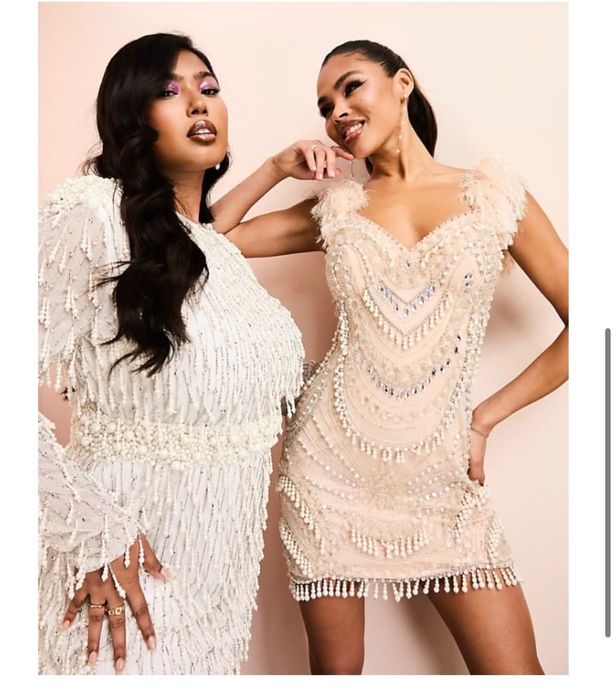 Официална рокля с камъни