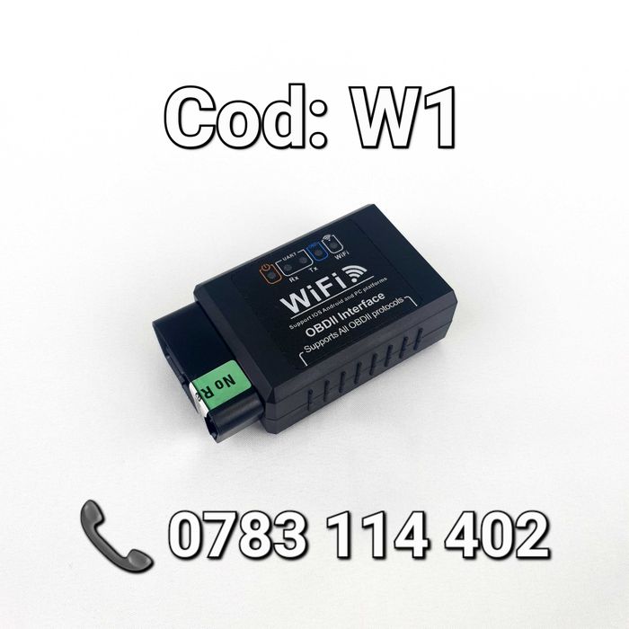Interfata-Diagnoza Auto-IOS Sau Android-ELM327-OBD2-Tester-PROF-New-W1