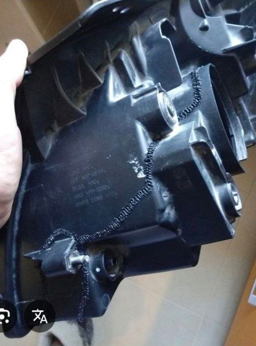 Бамфер фары ремонт пластмас