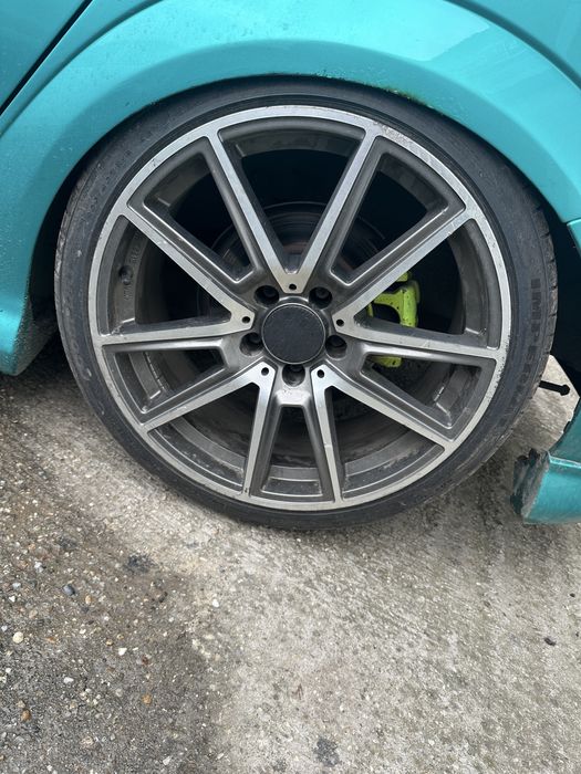 Jante 5x112 cu cauciucuri noi rulate maxim 300km