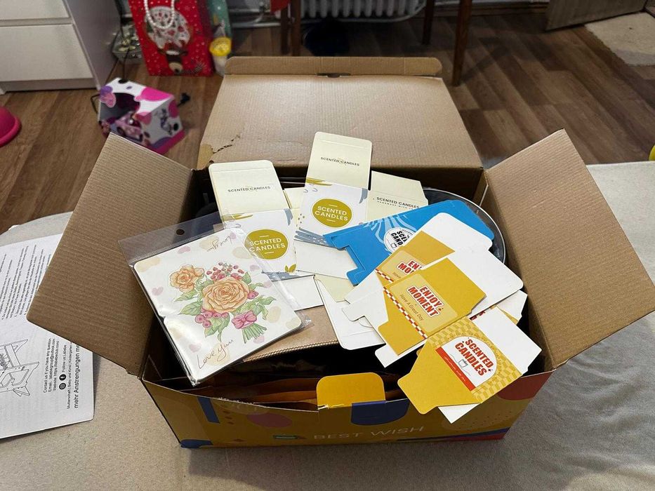 Kit de fabricare a lumanarilor din soia nou, la cutie