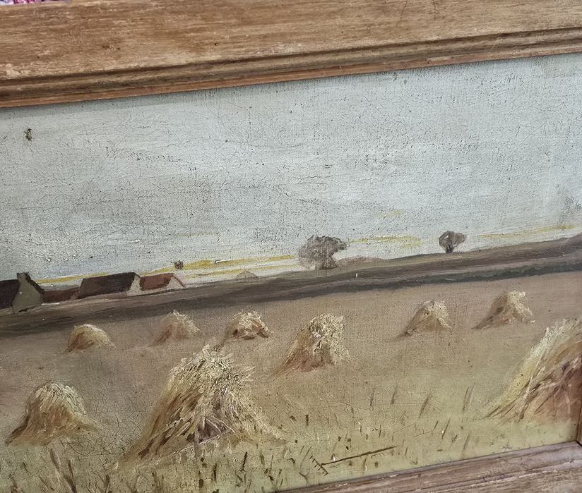 Pictura veche tablou in ulei