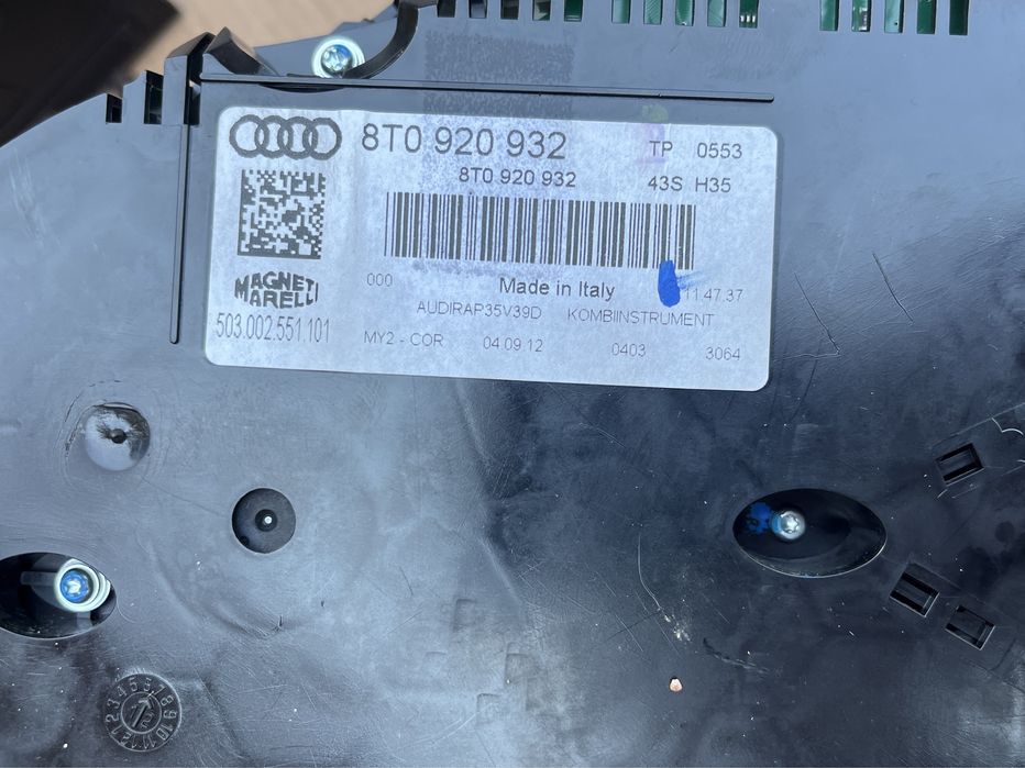 Ceas bord / Navigatie / Unitate / Climatronic / Display / Rama Audi A5