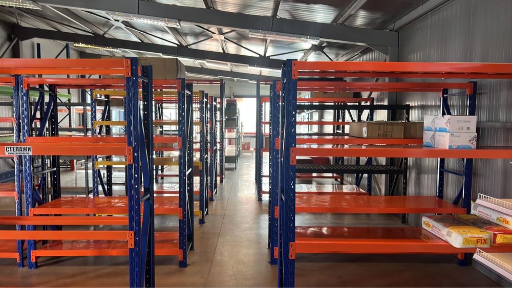 Метални стелажи с метални рафтове ФИНАЛНА РАЗПРОДАЖБА