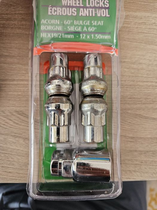 СЕКРЕТНИ ГАЙКИ - конус - М12х1.5  60° HEX19/21