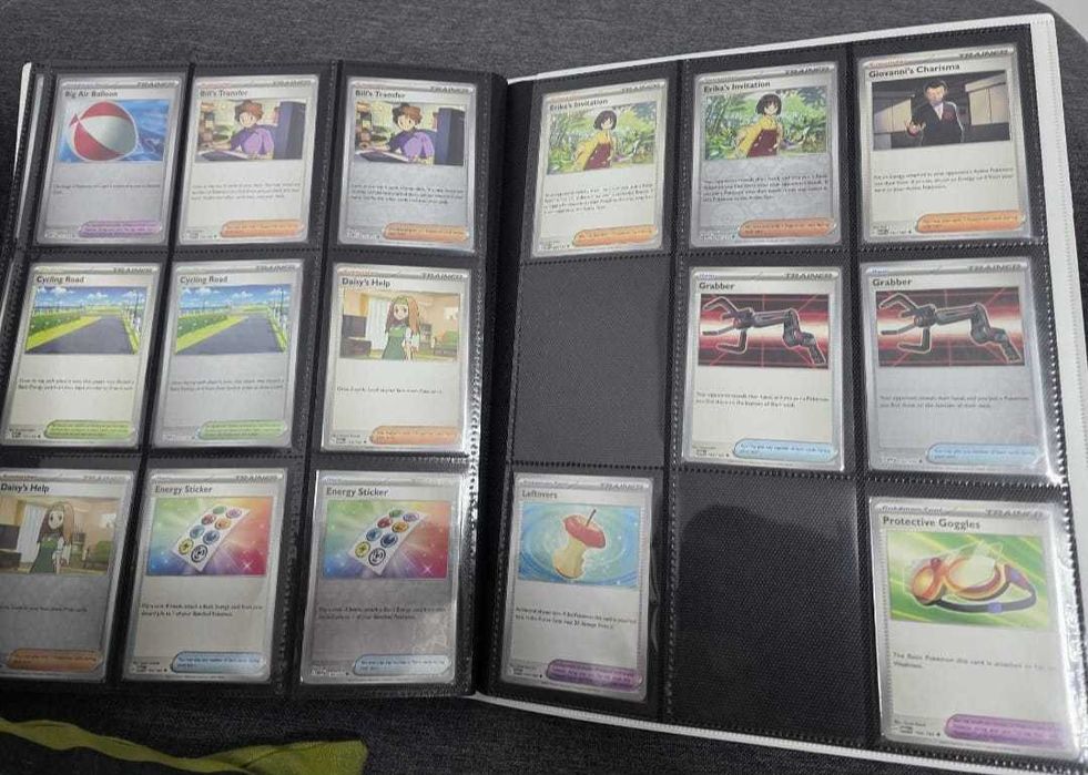 Colectie aproape completa Pokemon 151 - Common + Holo + Holo Reverse + Ex + Album - ORIGINALE - In profil alte anunturi cu carti Pokemon + One Piece